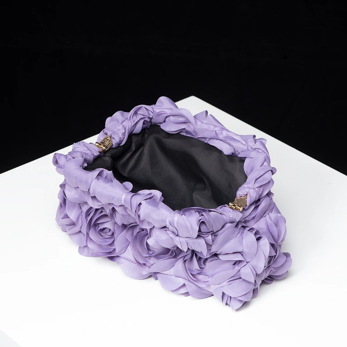 Elegant Red Rose Clutch bag, Wedding Party Dinner Purse