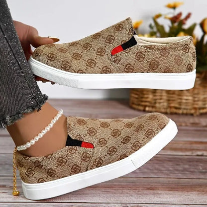 Women Sneakers Hot Casual Canvas Shoes for Women Walking  Slip on Loafers Fashion Outdoor Flat Sneakers Women