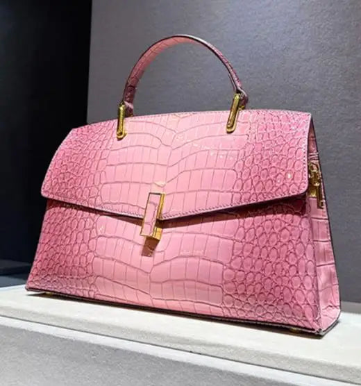 Crocodile Pattern Leather Women's Handbags Luxury Shell Shoulder Crossbody Bag
