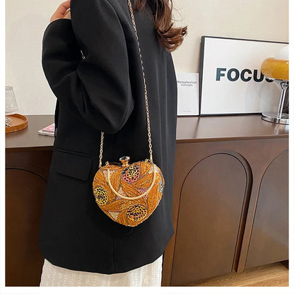 Luxury Gold Clutch Bags for Women Evening Purse Designer Crossbody Bag