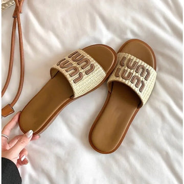 Women Slippers Summer New Beach Casual Wear Resistant Waterproof Women Vacation Slippers