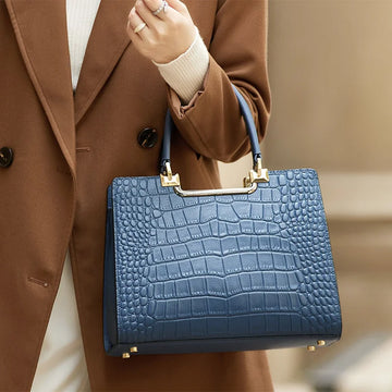 Women's Cow Leather Handbag Handmade Shoulder Bag