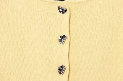 Chic Elastic Top Slim Elegant Knitted Women's Tops