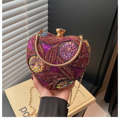 Luxury Gold Clutch Bags for Women Evening Purse Designer Crossbody Bag
