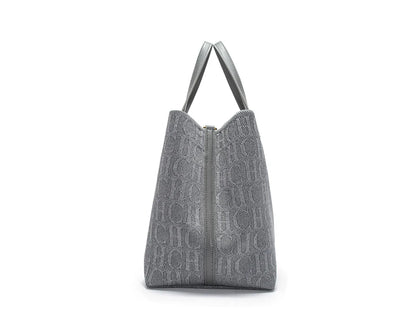 Classic New Solid Color Handbag Women's Exquisite Handcrafted Weaving Large Capacity Handbag
