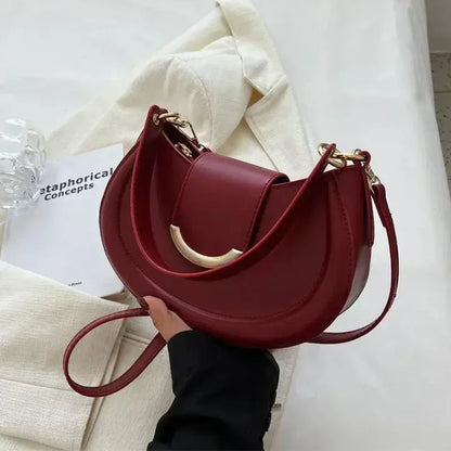 Armpit Shoulder Side Bags for Women Trend Leather Small Underarm Crossbody Handbags