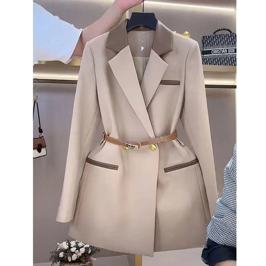 Elegant Women Office Blazer Coat Ladies Casual Slim Suit Outwear