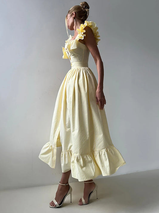 Single Flounce Boho Dresses for Women – Dreamy & Flowy Styles | Taynort