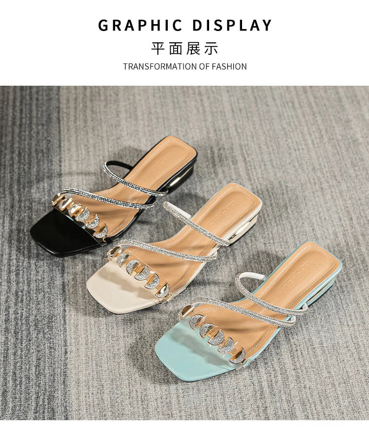summer new women's flat slippers outdoor sandals casual flat shoes Stylish