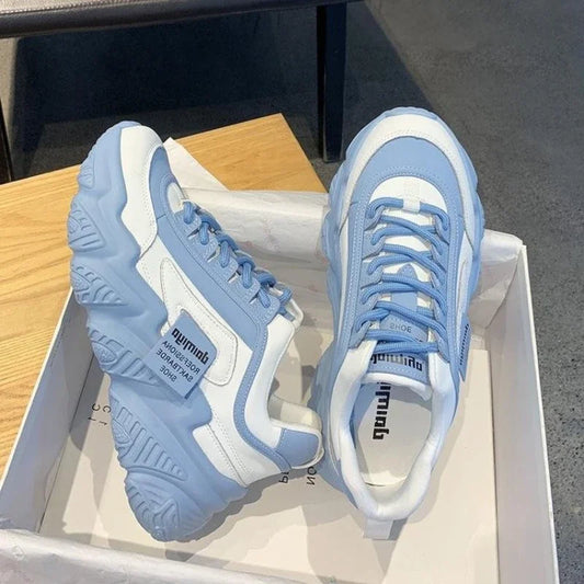 Women Sneakers Casual Sneakers Women Comfortable Soft Bottom Lace Up Female Shoes