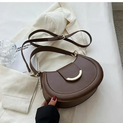Armpit Shoulder Side Bags for Women Trend Leather Small Underarm Crossbody Handbags