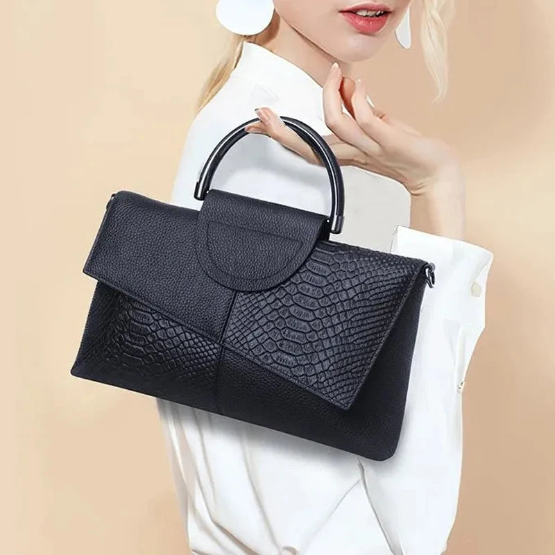 High Quality Soft PU Leather Handbag Women Luxury Purses