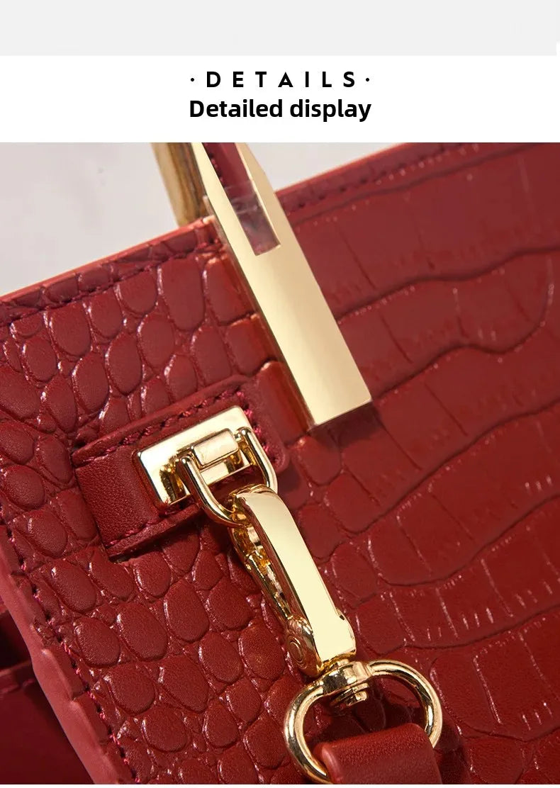 Luxurious Large Capacity Crossbody Handbag for Women Stylish Shoulder Bag