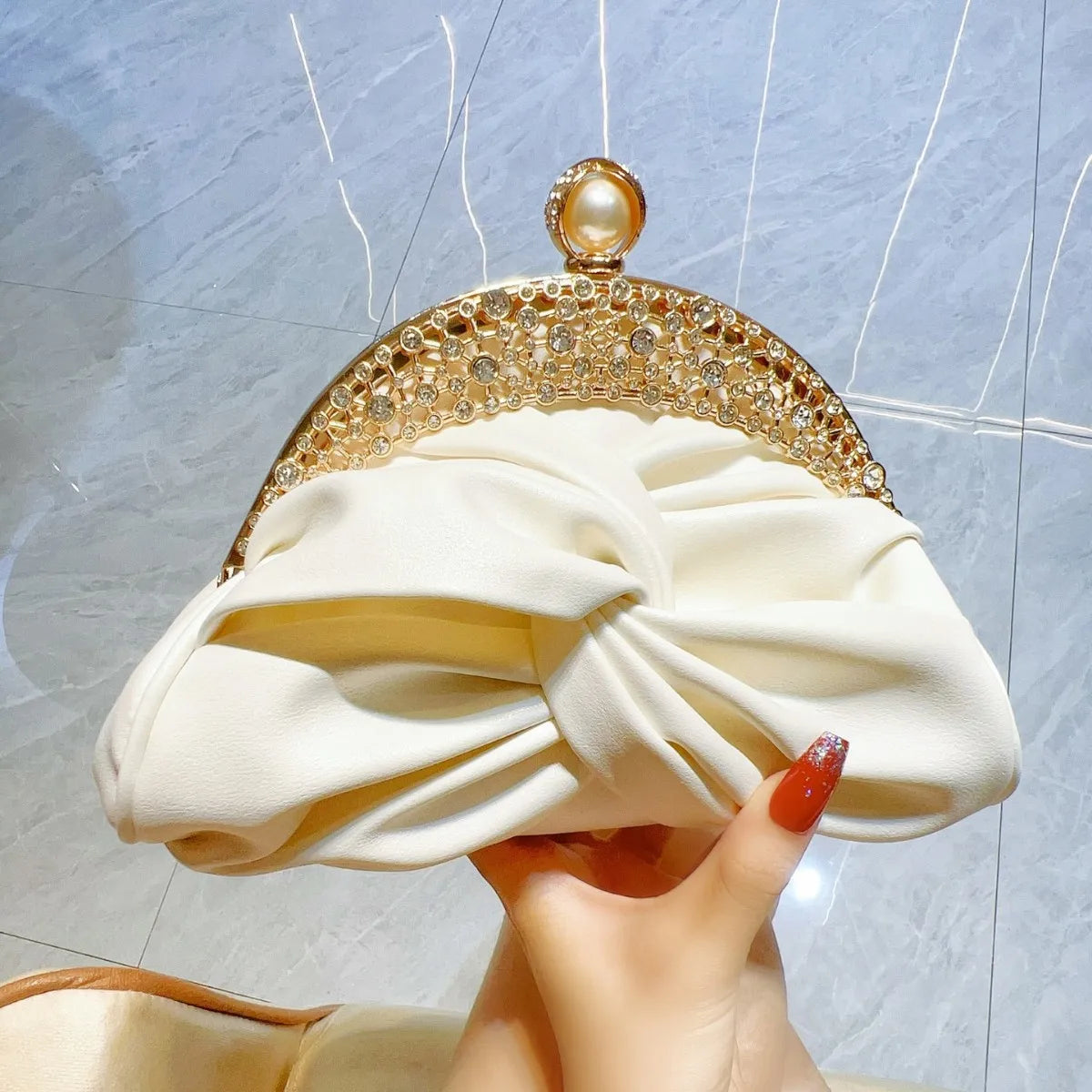 luxurious Chain Shoulder Bags Wedding Guest Crossbody Bags Prom Clutches