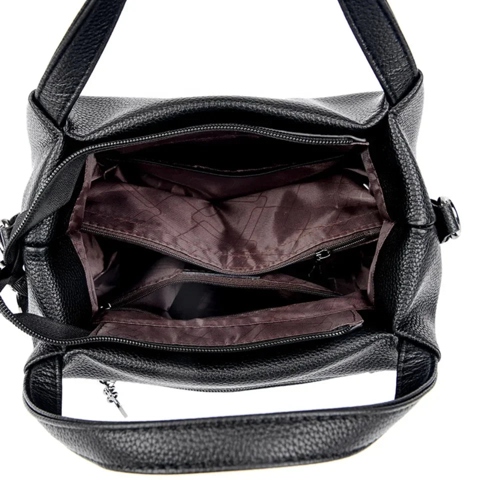 Genuine Tote Bag Leather Luxury Handbag High Quality Ladies Crossbody Handbag