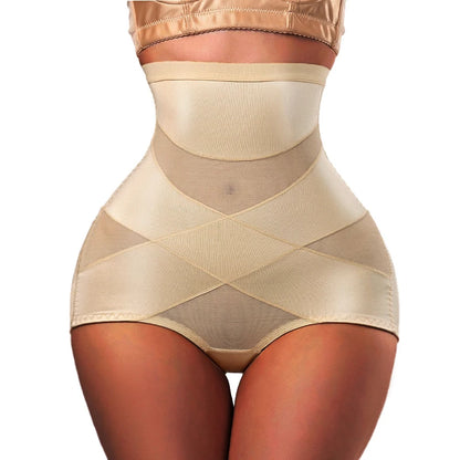 Women High Waist Trainer Body Shaper Panties Tummy Belly Control Body Slimming Control Shapewear