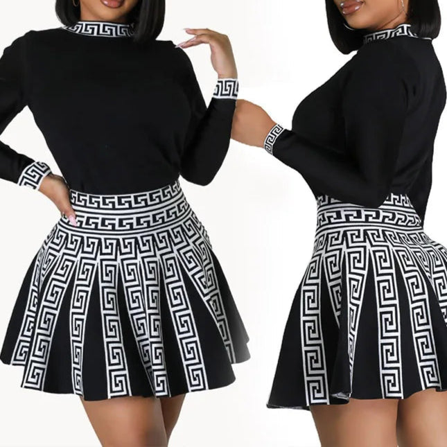 Casual Ruffle Plaid Mini Party Dress Women Autumn Winter Knit Party Club Night Sweater Dresses Women