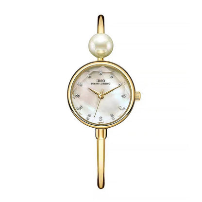 Elegant Women Bracelet Watch Luxury Diamond Waterproof Ladies Bangle Wristwatch