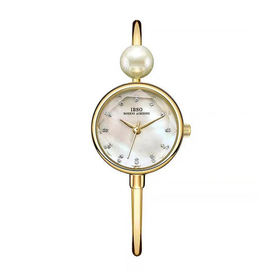 Elegant Women Bracelet Watch Luxury Diamond Waterproof Ladies Bangle Wristwatch