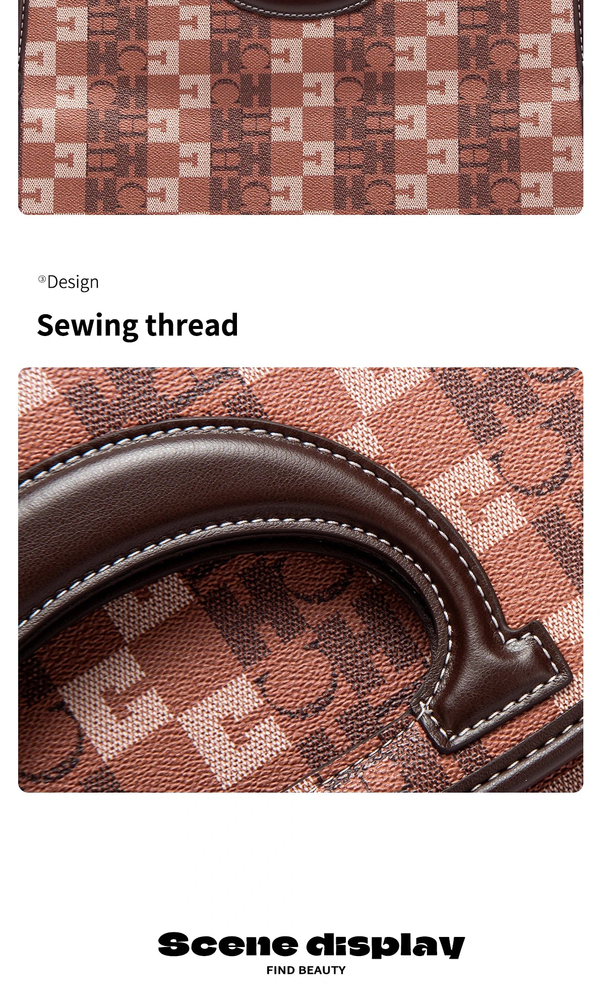 Women's Tote Bag Retro Printed Design Foldable Wallet Handbag