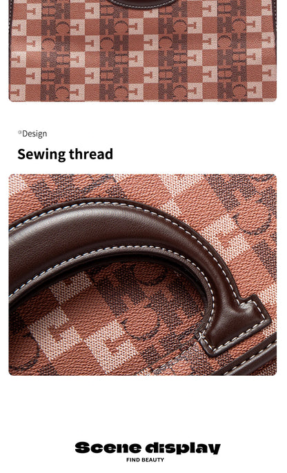 Women's Tote Bag Retro Printed Design Foldable Wallet Handbag
