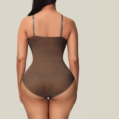 High Elastic Bodysuit for Women Tummy Control Shapewear Seamless Sculpting Thong Body Shaper