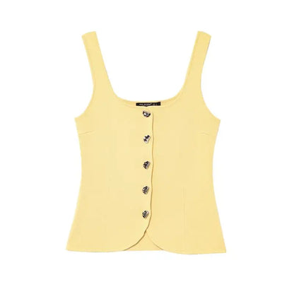 Chic Elastic Top Slim Elegant Knitted Women's Tops