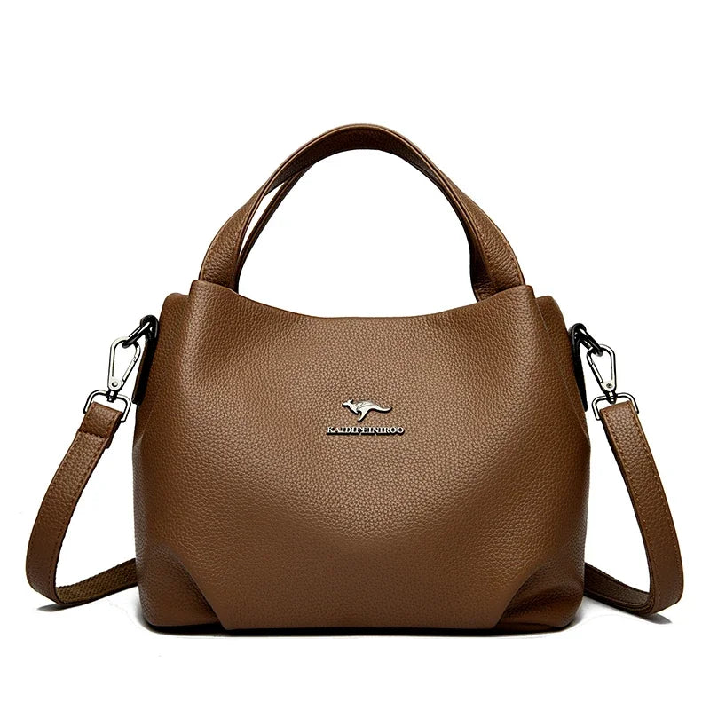 Genuine Tote Bag Leather Luxury Handbag High Quality Ladies Crossbody Handbag