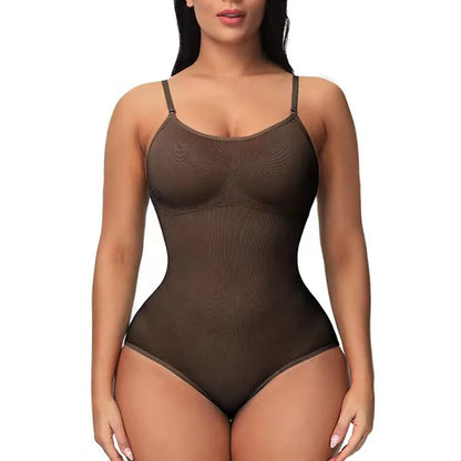 High Elastic Bodysuit for Women Tummy Control Shapewear Seamless Sculpting Thong Body Shaper