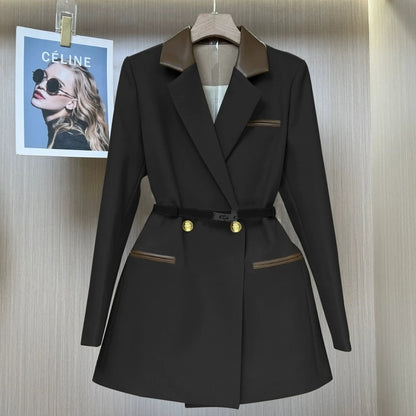 Elegant Women Office Blazer Coat Ladies Casual Slim Suit Outwear